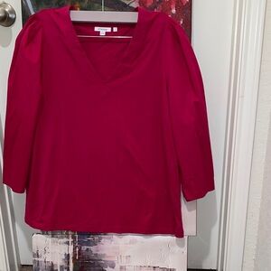 Chico's Vibrant blouse V-Neck Blouse